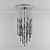 Murano Allure: Handmade Venetian Chandelier 3D model small image 3