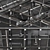 Sleek Black Ceiling Vent 3D model small image 1