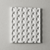 Geometric Gypsum 3D Wall Panel 3D model small image 1