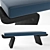 Calme Plat Liaigre: Sleek Bench Design 3D model small image 2