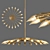 Modern Sputnik Chandelier: 2013 Edition 3D model small image 1