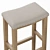 Stylish Selma Bar and Counterstool 3D model small image 2