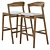 Modern Fabric Barstool: RH Anders 3D model small image 1