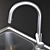 Sleek Alba Sink Mixer | Smeg 3D model small image 2