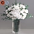 Elegant Eucalyptus Ecuador Rose Vase 3D model small image 1