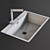 HiTech Mira Sink Mixer 3D model small image 3