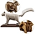Whimsical Squirrel Sculpture: Charming Decor for Your Home! 3D model small image 2