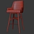 Title: Sleek Swivel Bar Stool - Corona Compatible 3D model small image 3