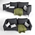 Rove Concepts Hugo Modern Sofa 3D model small image 2