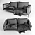 Rove Concepts Hugo Modern Sofa 3D model small image 3