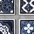 Blue Patterns Canvas Art 3D model small image 3