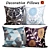 Plum Decorative Pillow Covers 3D model small image 1