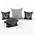Elevate your space with Alta pillow 3D model small image 1