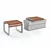 Modern Outdoor Bench Set: Mmcite Portiqoa, Port 3D model small image 2