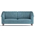 Elegant Pinskdrev Dakar Sofa 3D model small image 1