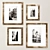 Metal Framed Picture Set: Set 00037 3D model small image 1