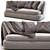 Elegant B&B Italia Apollo Sofa 3D model small image 1