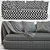 Elegant B&B Italia Apollo Sofa 3D model small image 2