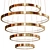 Elegant AURA TASO Pendant Light 3D model small image 1