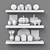 Kitchen Shelf Set: Organize with Ease 3D model small image 3