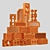 Premium Building Bricks Set 3D model small image 3