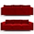 Bebitalia George Citterio Sofa 3D model small image 1