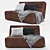 Luxurious Chelsea Leather Sofa 3D model small image 1