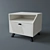 Vesuvius Bedside Table – Stylish & Functional 3D model small image 1