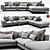 Minotti Sherman Corner Sofa 3D model small image 1