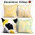 Elegant Floral Decorative Pillows Set 3D model small image 1