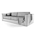 Golfo Modular Sofa: Dynamic Simplicity 3D model small image 2