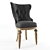 Elegant Classic Chair 3D model small image 1