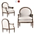 Elegant Taillardat Carpentier Armchair: 3D Model 3D model small image 1