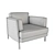 Elegant Minotti Shelley: Perfectly Designed 3D model small image 2