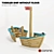 Kompan "Ship" - Children's Playground Complex 3D model small image 1