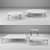 Sleek Chic Profim Table 3D model small image 3