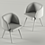 Luxurious Minotti Creed Chair 3D model small image 3