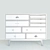 Collin Wood Dresser: Unmatched Elegance 3D model small image 2