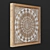 Elegant Wood Mandala Wall Art 3D model small image 2