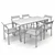 Eos Aluminium Table & Chair Set 3D model small image 3