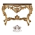 Isabella Console: Handcrafted Elegance by Romano Home 3D model small image 1