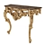 Isabella Console: Handcrafted Elegance for Your Home 3D model small image 3