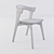 Ethnicraft Bok Oak Dining Chair 3D model small image 2