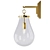 Title: Droplet Brass Glass Sconce 3D model small image 2