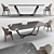 Reflex PININFARINA Dining Set 3D model small image 1