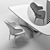 Reflex PININFARINA Dining Set 3D model small image 3