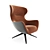 Poliform Mad Joker Revolving Armchair: Contemporary Comfort and Style 3D model small image 2