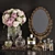 Classic Mirror Decoration Set 3D model small image 1