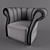 Elegant Angela Chair: Stylish and Comfortable 3D model small image 2