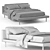 Luxury Floyd-HI Bed: Elegant Design 3D model small image 3
